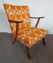 Danish Oak and teak arm chair